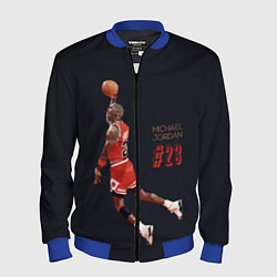 Бомбер мужской MICHAEL JORDAN, цвет: 3D-синий