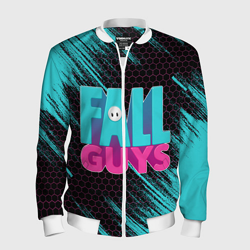 Мужской бомбер ФОЛЛ ГАЙС / 3D-Белый – фото 1