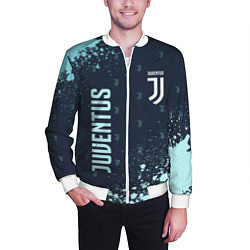 Бомбер мужской JUVENTUS ЮВЕНТУС, цвет: 3D-белый — фото 2
