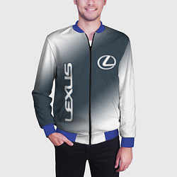 Бомбер мужской LEXUS ЛЕКСУС, цвет: 3D-синий — фото 2