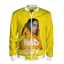 Бомбер мужской Billie Eilish Билли Айлиш, цвет: 3D-белый