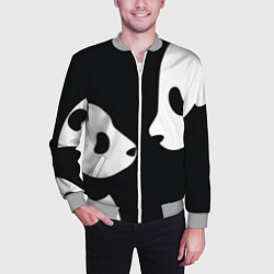 Бомбер мужской Panda, цвет: 3D-меланж — фото 2