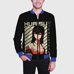 Бомбер мужской Врата Штейна, цвет: 3D-синий — фото 2