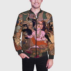 Бомбер мужской BRING ME THE HORIZON ART, цвет: 3D-черный — фото 2