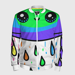 Мужской бомбер Радужная тучка