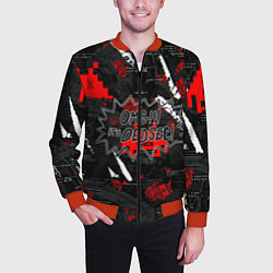 Бомбер мужской Watch Dogs: Legion, цвет: 3D-красный — фото 2