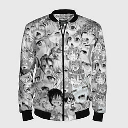 Мужской бомбер Ahegao monochrome