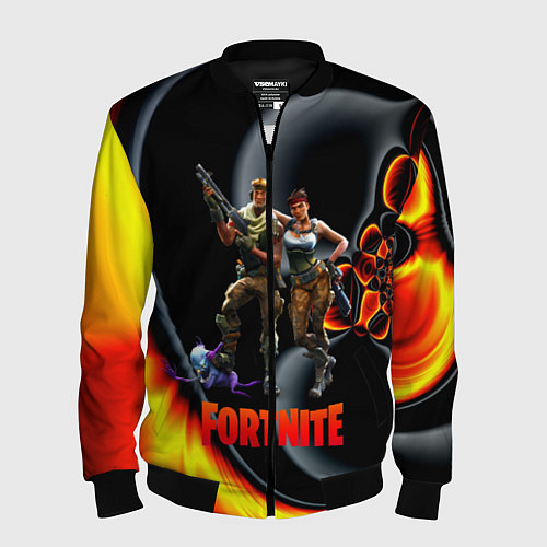 Мужской бомбер FORTNITE S / 3D-Черный – фото 1