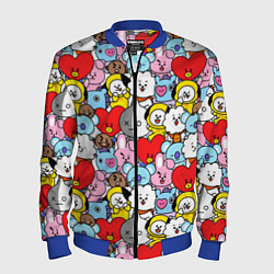 Бомбер мужской BT21 BTS, цвет: 3D-синий
