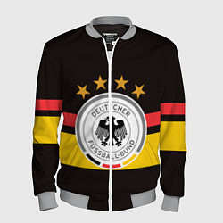 Бомбер мужской СБОРНАЯ ГЕРМАНИИ, цвет: 3D-меланж