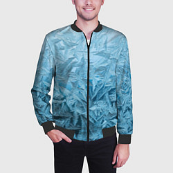 Бомбер мужской Иней, цвет: 3D-черный — фото 2