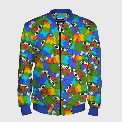 Мужской бомбер ПЕПЕ КЛОУН / 3D-Синий – фото 1