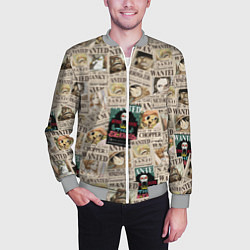 Бомбер мужской Ван пис, цвет: 3D-меланж — фото 2