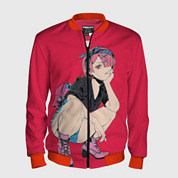 Бомбер мужской RE ZERO REM, цвет: 3D-красный