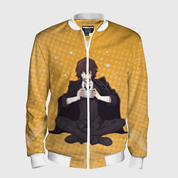 Бомбер мужской Дазай, цвет: 3D-белый