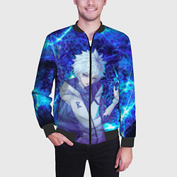 Бомбер мужской Киллуа Золдик, цвет: 3D-черный — фото 2