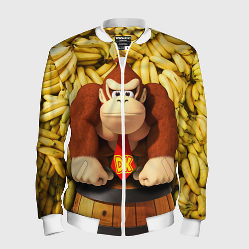 Мужской бомбер Dk / 3D-Белый – фото 1