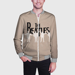 Бомбер мужской The Beatles, цвет: 3D-меланж — фото 2
