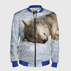 Мужской бомбер Спящий Волк