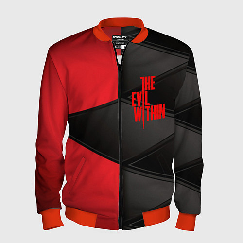 Мужской бомбер THE EVIL WITHIN / 3D-Красный – фото 1