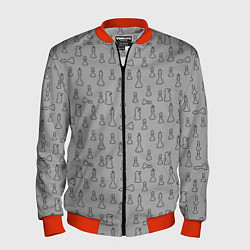 Мужской бомбер Шахматы