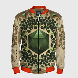 Бомбер мужской DnD Dices: Pattern, цвет: 3D-красный