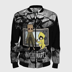 Бомбер мужской Little Nightmares 2, цвет: 3D-черный