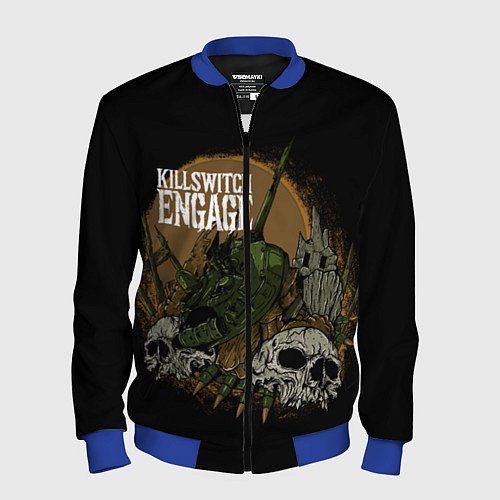 Мужской бомбер Killswitch Engage / 3D-Синий – фото 1