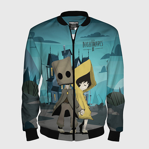 Мужской бомбер Little Nightmares 2 / 3D-Черный – фото 1