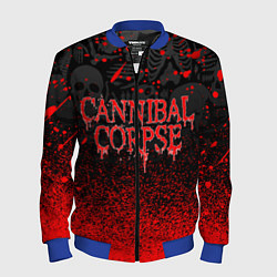 Бомбер мужской CANNIBAL CORPSE, цвет: 3D-синий