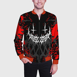 Бомбер мужской GHOSTEMANE, цвет: 3D-красный — фото 2