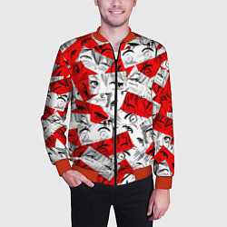 Бомбер мужской SENPAI, цвет: 3D-красный — фото 2