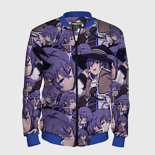 Мужской бомбер Рокси Мигурдиа / 3D-Синий – фото 1