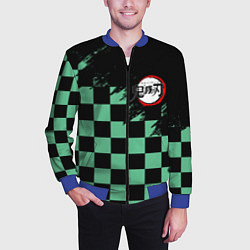 Бомбер мужской TANJIRO KAMADO ТАНДЖИРО, цвет: 3D-синий — фото 2