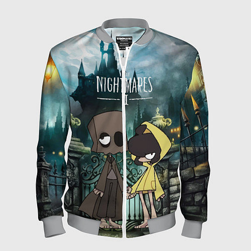 Мужской бомбер Little Nightmares 2 / 3D-Меланж – фото 1