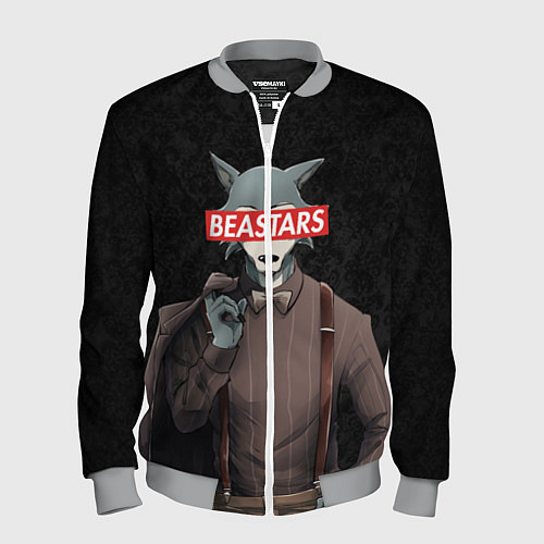 Мужской бомбер BEASTARS / 3D-Меланж – фото 1