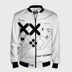 Мужской бомбер Desert Eagle: Printstream White