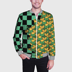 Бомбер мужской ТАНДЖИРО И ТОМИОКА, цвет: 3D-меланж — фото 2