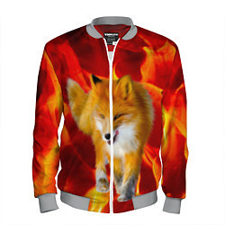 Бомбер мужской Fire Fox, цвет: 3D-меланж
