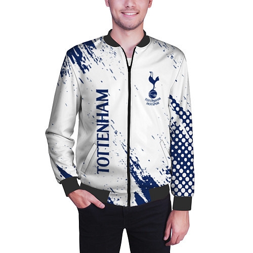 Мужской бомбер TOTTENHAM HOTSPUR / 3D-Черный – фото 3