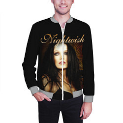 Бомбер мужской Nightwish, цвет: 3D-меланж — фото 2