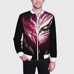 Бомбер мужской ИЧИГО БЛИЧ BLEACH, цвет: 3D-белый — фото 2