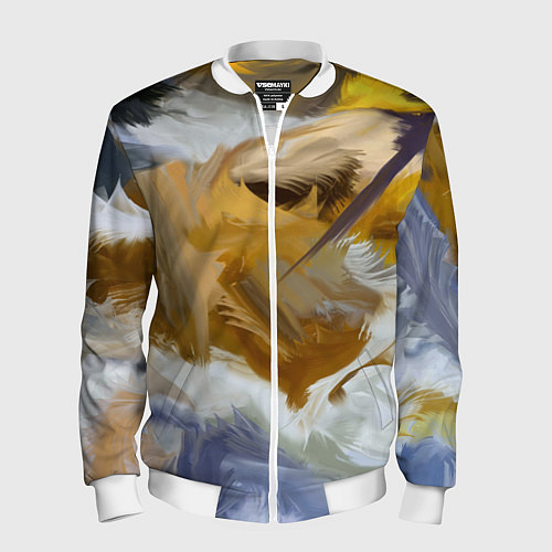 Мужской бомбер FET / 3D-Белый – фото 1
