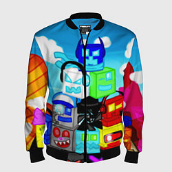 Мужской бомбер Geometry Dash