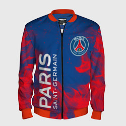 Бомбер мужской ФК ПСЖ PARIS SAINT GERMAIN, цвет: 3D-красный