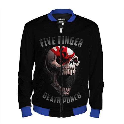 Мужской бомбер Five Finger Death Punch 5FDP / 3D-Синий – фото 1