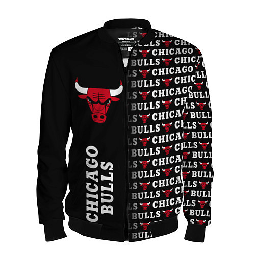 Мужской бомбер CHICAGO BULLS 7 / 3D-Черный – фото 1