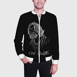 Бомбер мужской THE DUDE Большой Лебовски, цвет: 3D-белый — фото 2