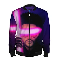 Бомбер мужской The Weeknd - Blinding Lights, цвет: 3D-черный
