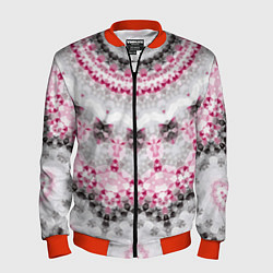 Бомбер мужской Абстрактный современный фон, цвет: 3D-красный